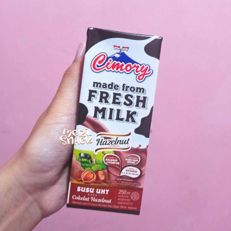 Jual Cimory Fresh Milk Susu UHT Hazelnut 250ml | Shopee Indonesia