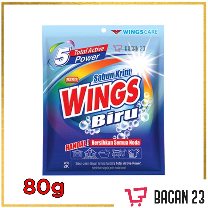 Jual Sabun Krim Wings Biru (67 G)/ Sabun Colek Wings/ Bacan 23 ...