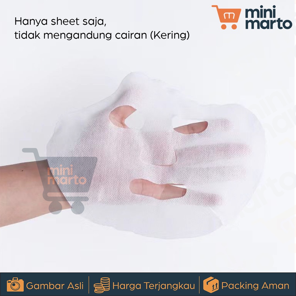 SATUAN Masker Wajah Lembaran Katun /Topeng Tissue Masker / Masker Muka Topeng - Minimarto