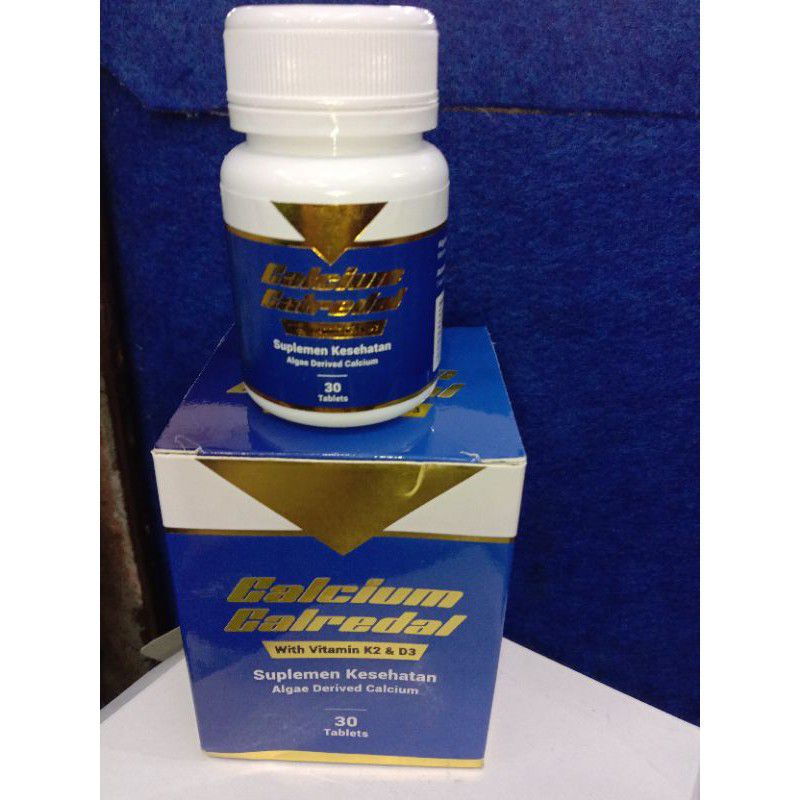 Jual Calcium Calredal with vitamin K2&D3 isi 30 tablets Shopee Indonesia