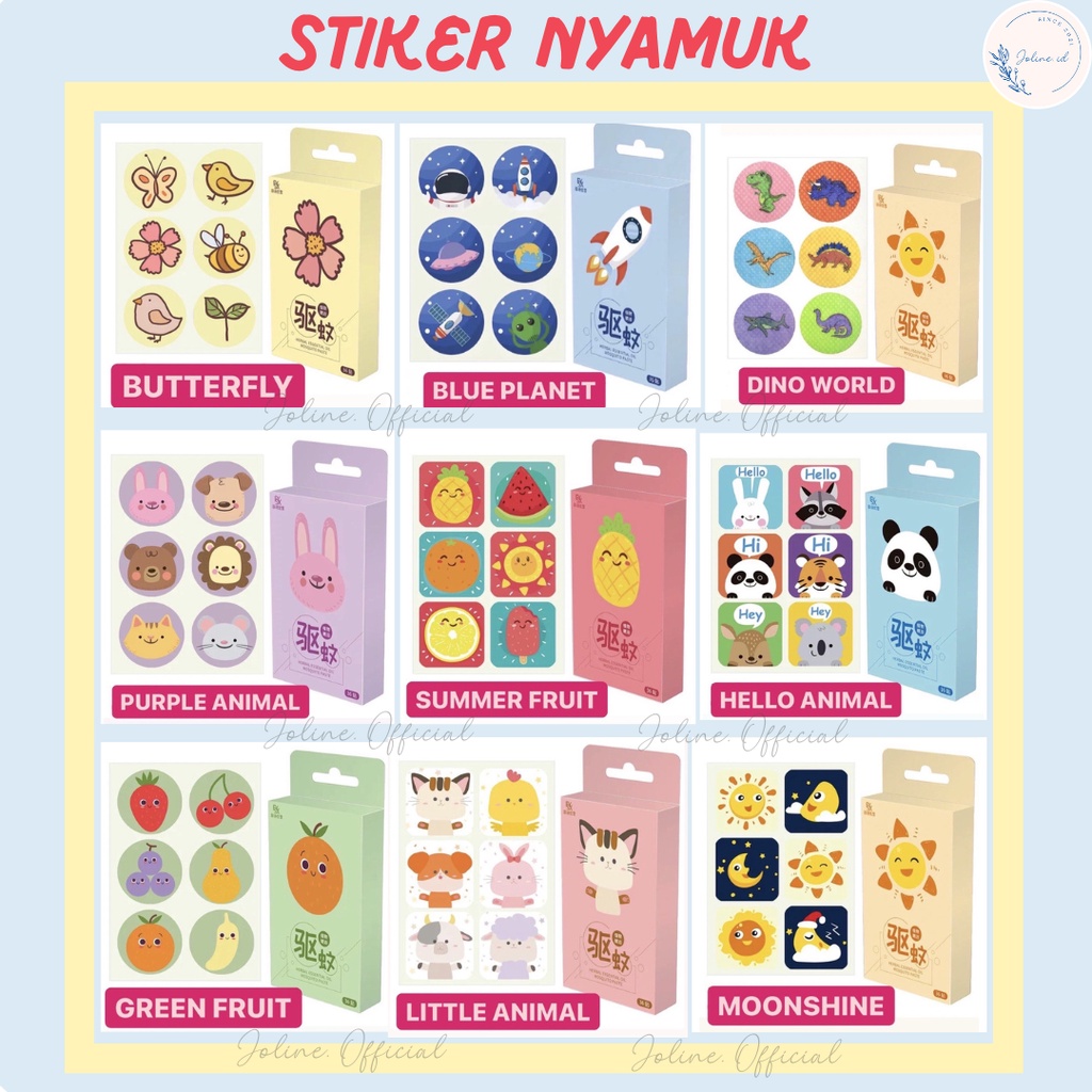Jual STIKER ANTI NYAMUK MOTIF KARTUN DISNEY / STIKER PENOLAK NYAMUK