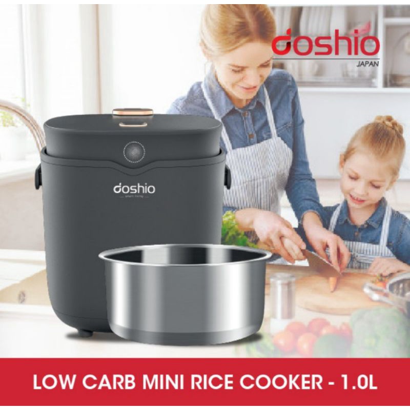 Jual RICE COOKER DOSHIO LOW CARB mini rice cooker (bagus utk diabetes/obesitas) Shopee Indonesia