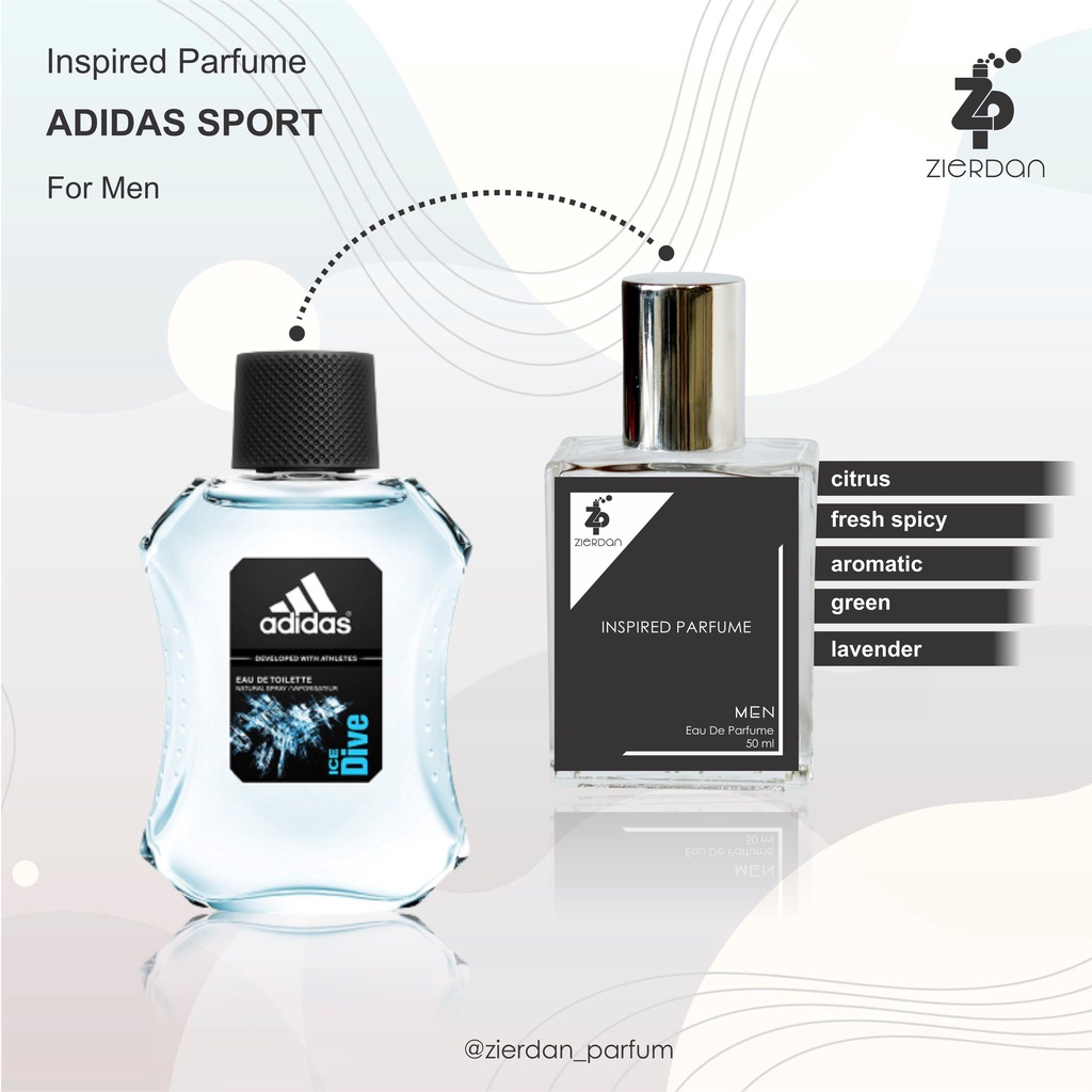 Harga minyak wangi adidas ice dive best sale