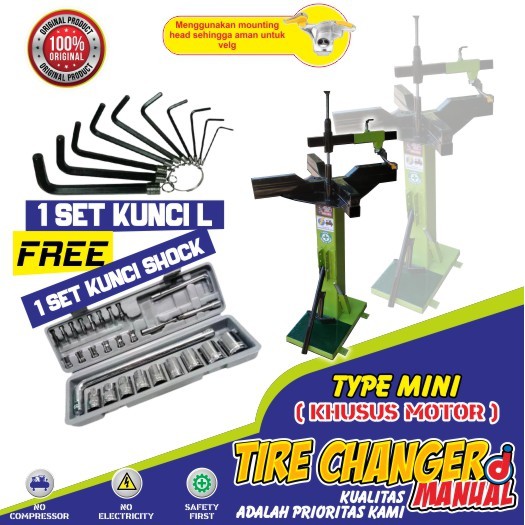 alat buka ban pembuka ban velg motor tire changer