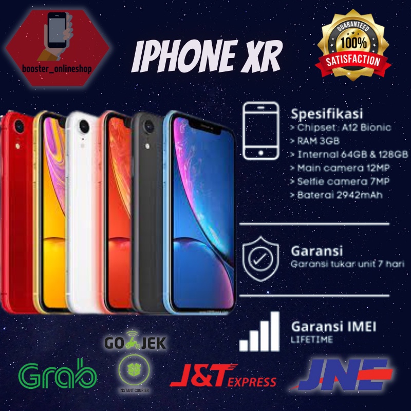 Jual Iphone XR Second Original 64gb 128gb 256gb Bekas Mulus Like New