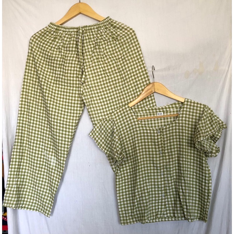 新品 soor ploom Otto Trousers 近かっ Gingham 8y