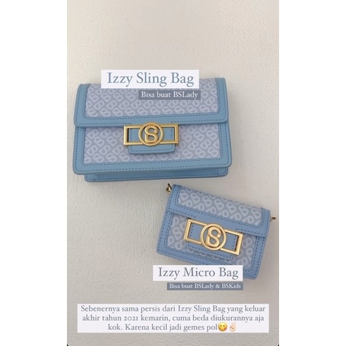 Izzy Micro Bag - Blue – Buttonscarves