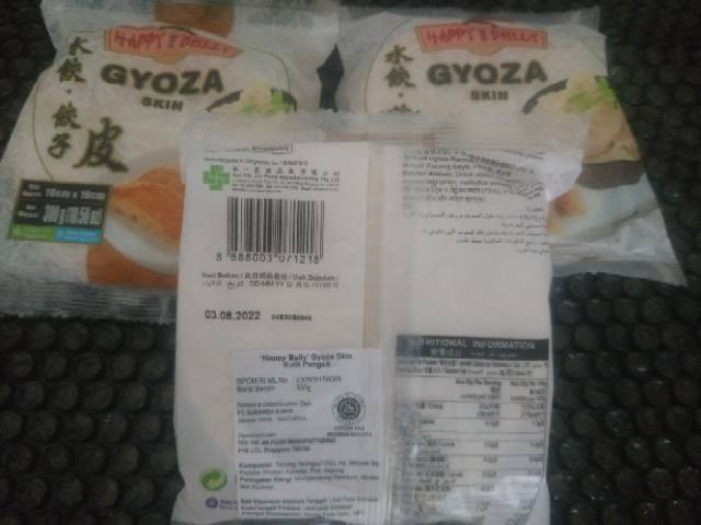 Jual Happy Belly GYOZA Skin/ kulit pangsit 300 gr | Shopee Indonesia