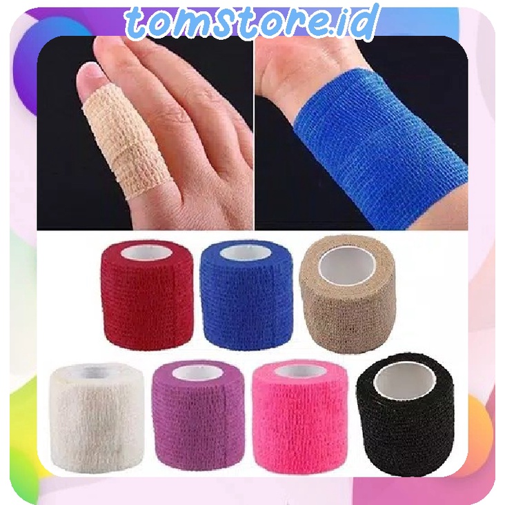 TOMSTORE.ID Finger Tape / Wrist Tape / KINSupport Olahraga Mencegah Cidera Otot pada jari Untuk Semua Olahraga R620