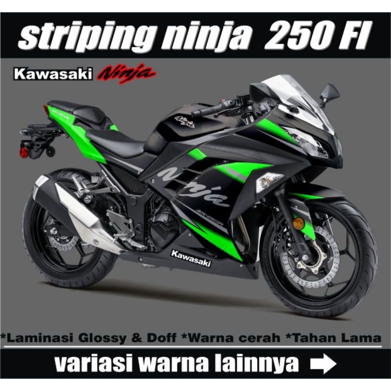 Jual STIKER DECAL MOTOR NINJA250 FI OLD / DECAL STIKER SEMI FULL BODY