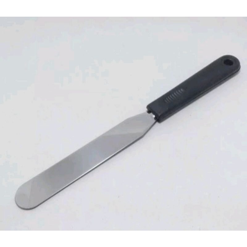Jual spatula penghalus butter cream/spatula stainless kue tart Shopee