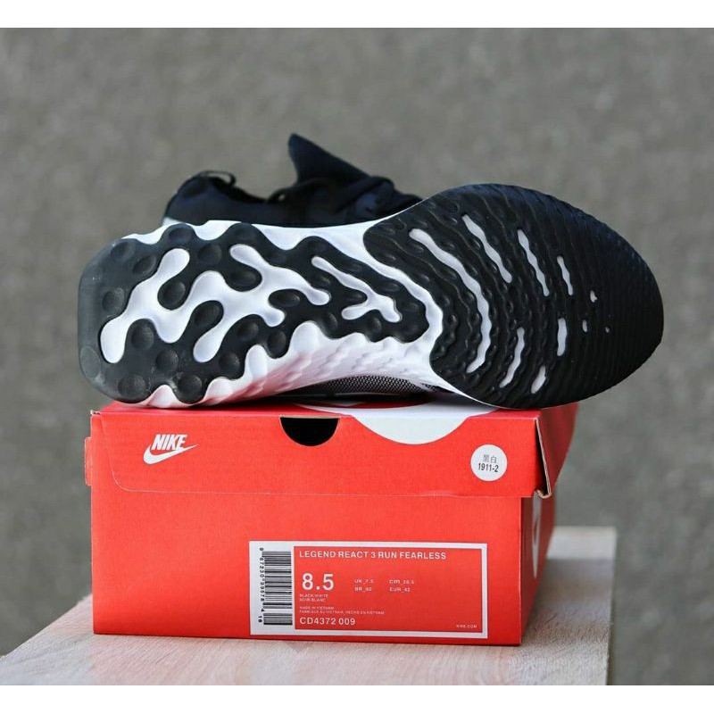 Jual Nike Legend React 3 Run Fearless Core Black Shopee Indonesia