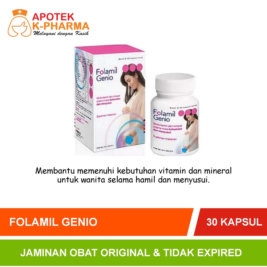 Jual Folamil Genio Soft Isi 30 Kapsul Obat Original Dexa | Shopee Indonesia