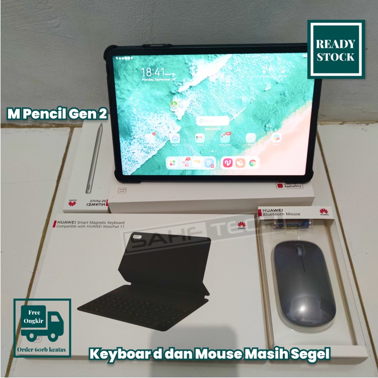 Jual Huawei Matepad 11 + Keyboard + Mouse + M Pencil Gen 2 Fullset ...