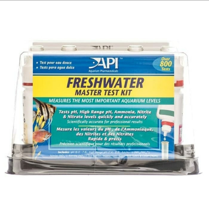 Jual API MASTER TEST KIT FRESHWATER TEST PH AMONIA NITRIT NITRAT TEST ...
