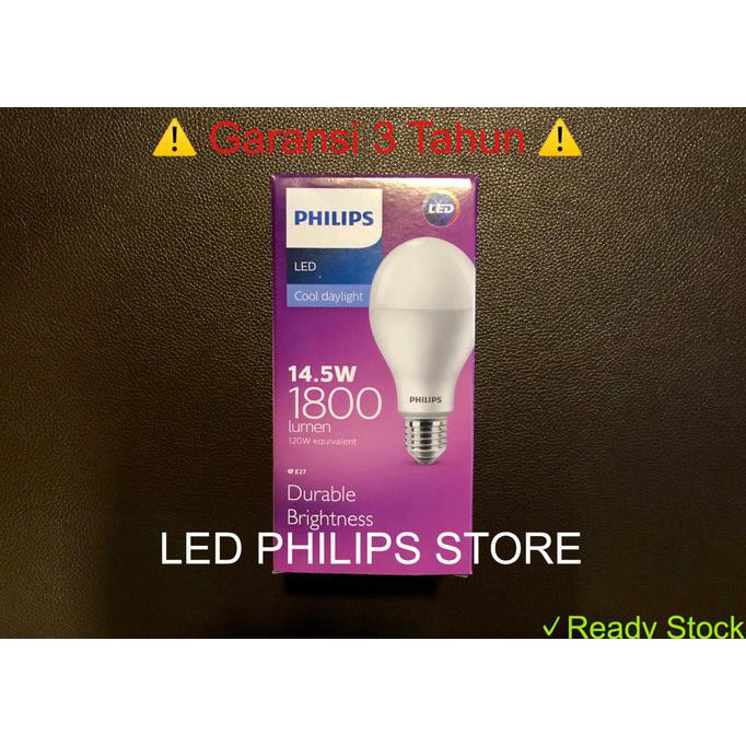 Jual LAMPU LED PHILIPS 14,5 WATT PUTIH/COOL DAY LIGHT 14,5W 14,5WATT ...