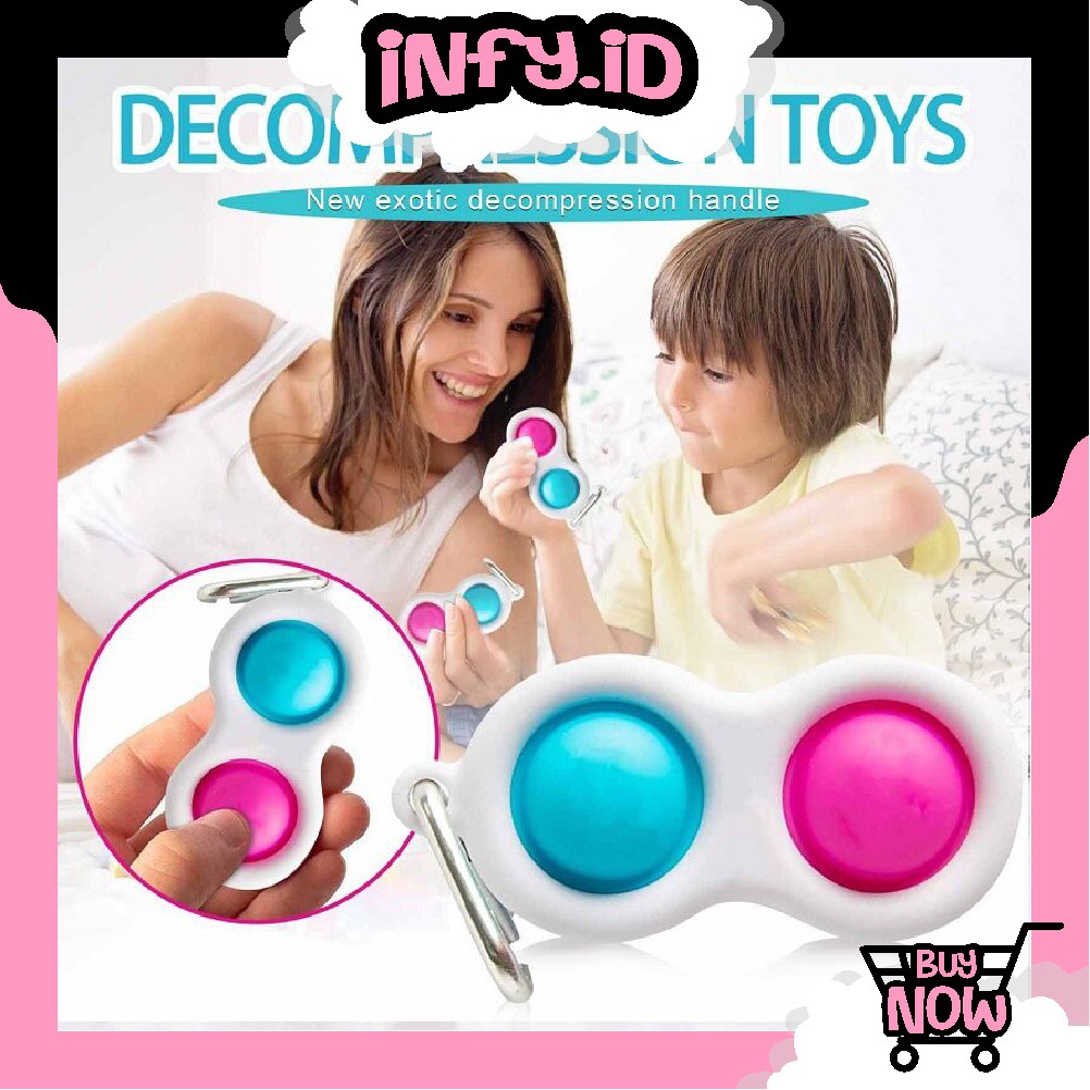 Jual INFY Simpl Dimpl Simple Dimple Baby Silicone Sensory Toy Fidget