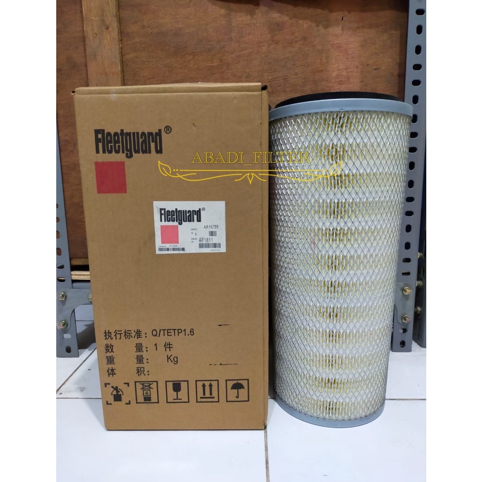 Jual Air Cleaner Element FLEETGUARD / Filter Udara / Filter Hawa AF1811 Shopee Indonesia
