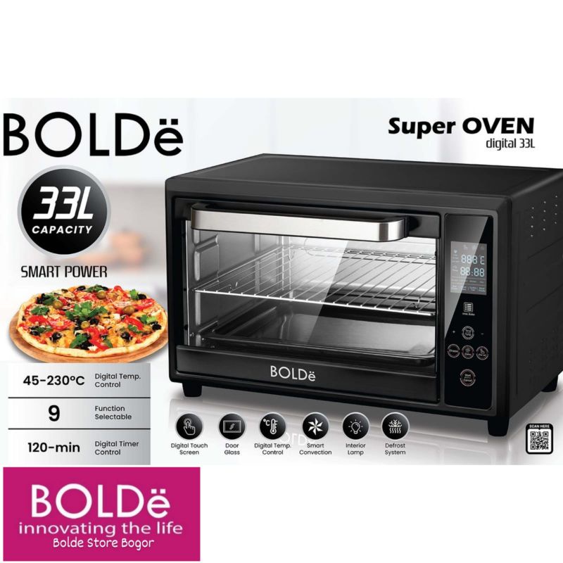 Jual BOLDe Super Oven 33L DIGITAL(khusus Via Gojek Bogor) | Shopee ...