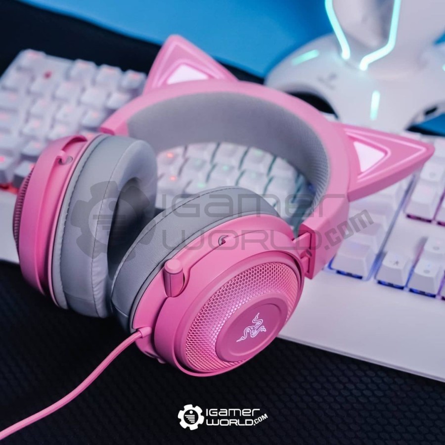Jual Razer Kraken Kitty edition Quartz Pink Gaming Headset | Shopee ...