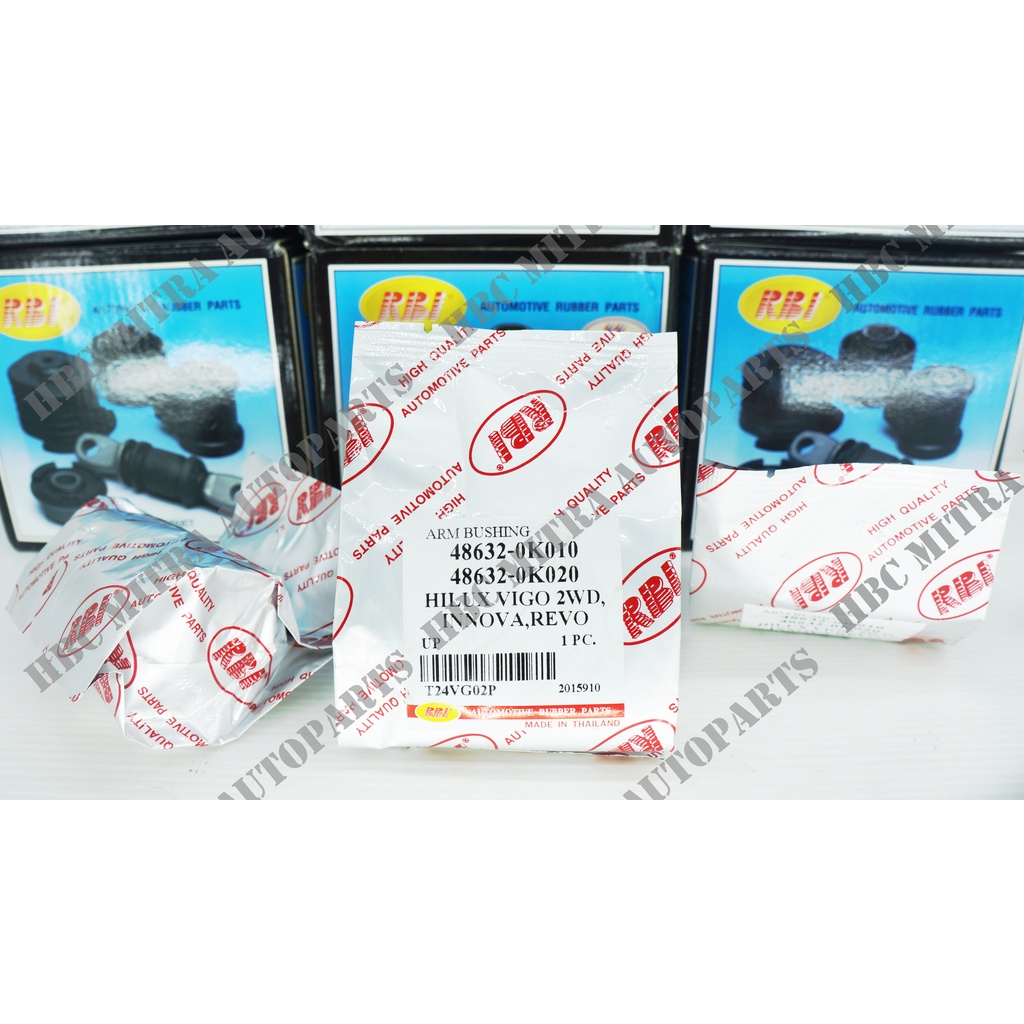 Jual Bushing Upper Arm Atas Innova Hilux Vigo Revo 48632-0K010 RBI ...
