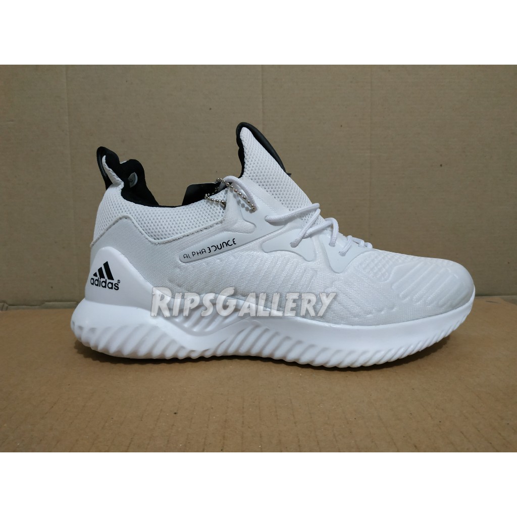 Sepatu Adidas Alphabounce Beyond Running Putih Pria Wanita premium