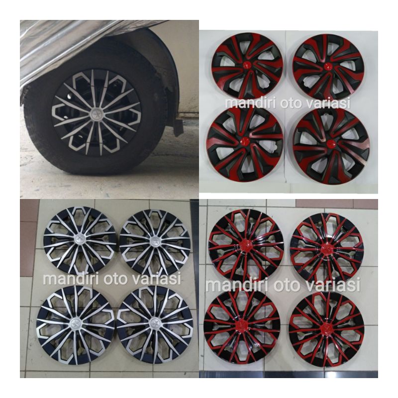 Jual Cover velg dop roda mobil Ring 13 calya sigra agya ayla variasi