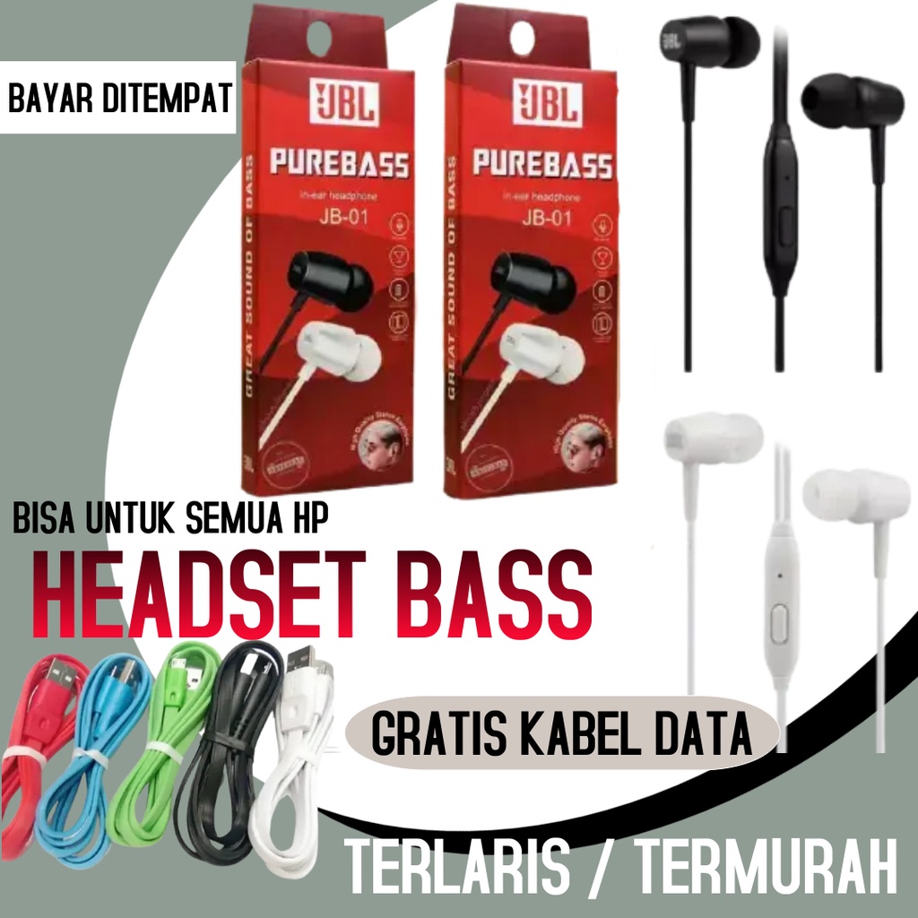 Headset jbl super bass original hot sale