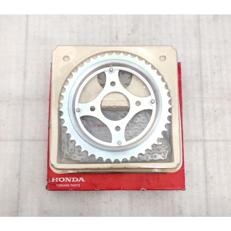 Jual gear gir gigi depan belakang rantai set honda tiger 2000 tilam