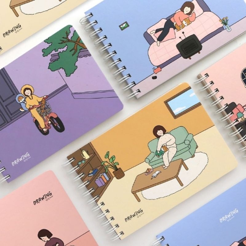 Jual Buku Gambar Korea Pinkfoot Drawing Notes Spring Hardcover ...