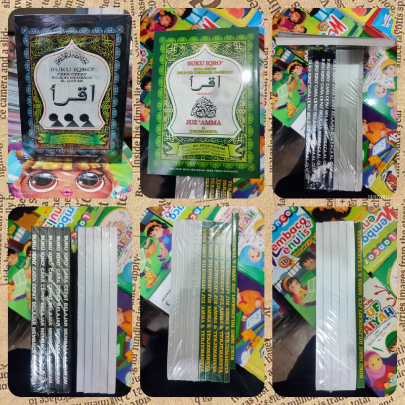 Jual Buku Iqro Cara Cepat Belajar Al Quran Original Plus Juz Amma Kertas Hvs And Non Hvs Shopee 5161