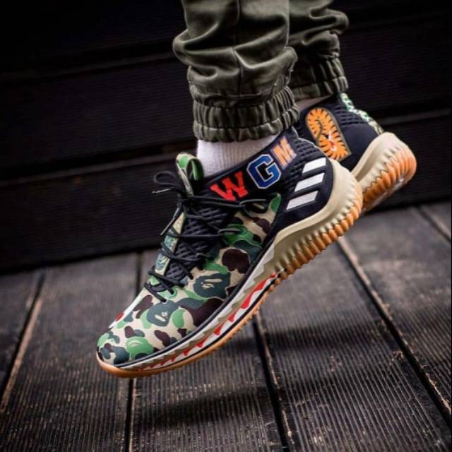 Harga adidas dame 4 x bape sale