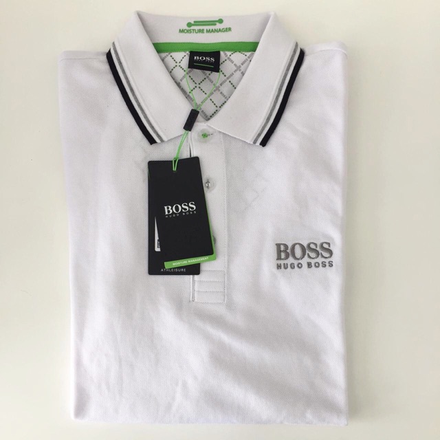 Jual Hugo Boss Polo Men White | Shopee Indonesia