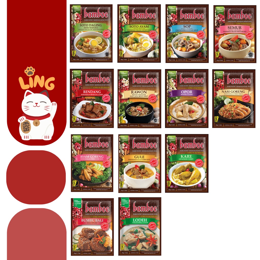 Jual Bamboe Bumbu All Varian ( Rendang, Rawon, Soto Ayam, Soto Daging ...