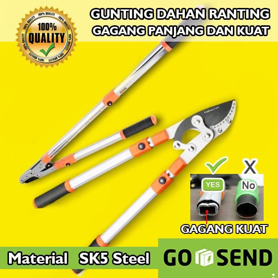 Jual Gunting Pohon Dahan Ranting Batang Stek Bunga Taman Pruning ...