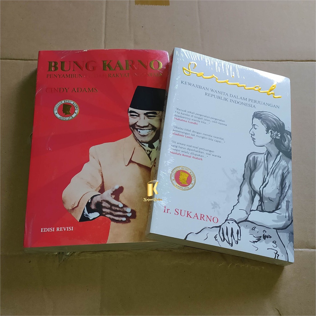 Jual PAKET BUKU BUNG KARNO PENYAMBUNG LIDAH RAKYAT INDONESIA & SARINAH ...