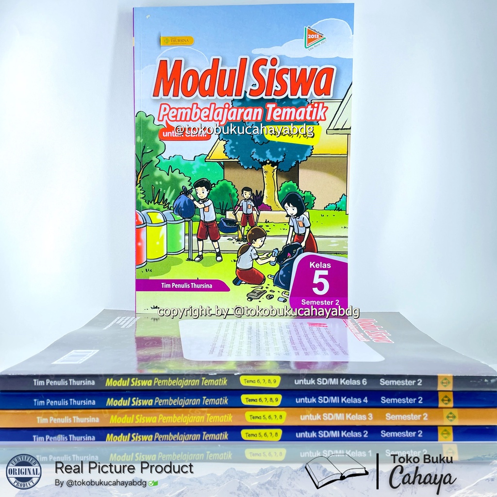 Jual Modul Siswa Pembelajaran Tematik Sd Smt 2 Kelas 1 2 3 4 5 6 Tema 5