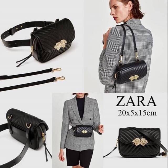 Zara lion belt discount bag