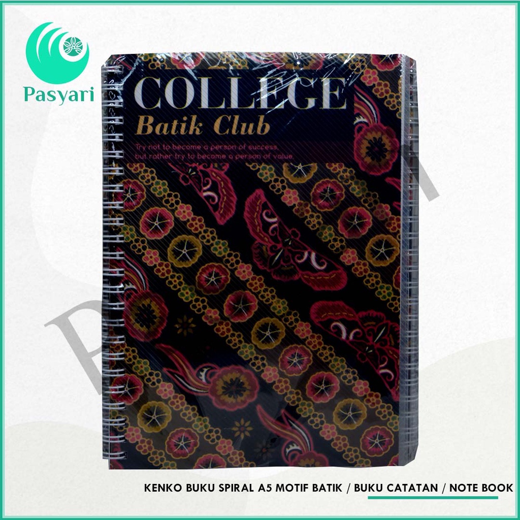 Jual Kenko Buku Spiral A5 Motif Batik / Buku Catatan / Note Book ...