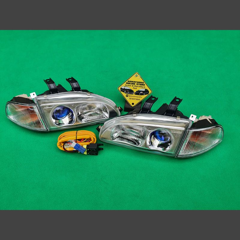 Jual Headlamp Set Lampu Depan Denji Honda Civic Estilo Genio Eg6 Eg9