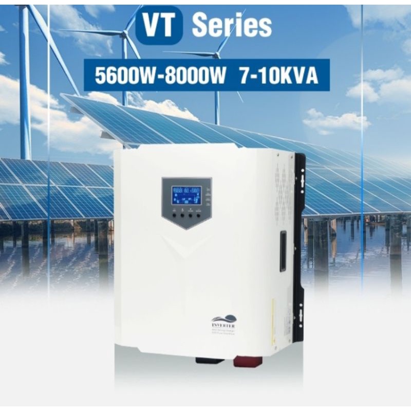 Jual Inverter low frequency hybrid 8000 watt 10KVA 48V with MPPT 60A ...