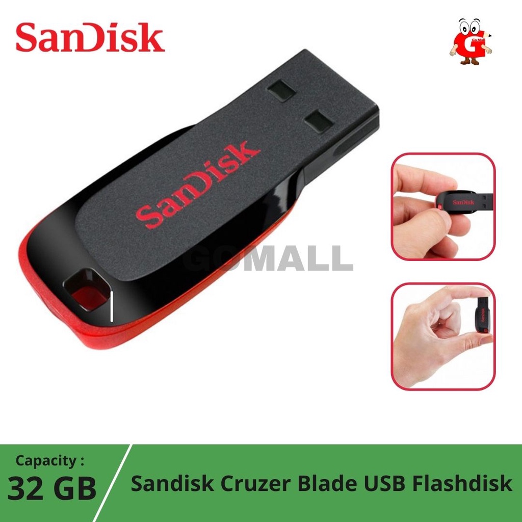 Jual SanDisk Flashdisk Cruzer Blade CZ50 USB 2.0 - 32GB | Shopee Indonesia