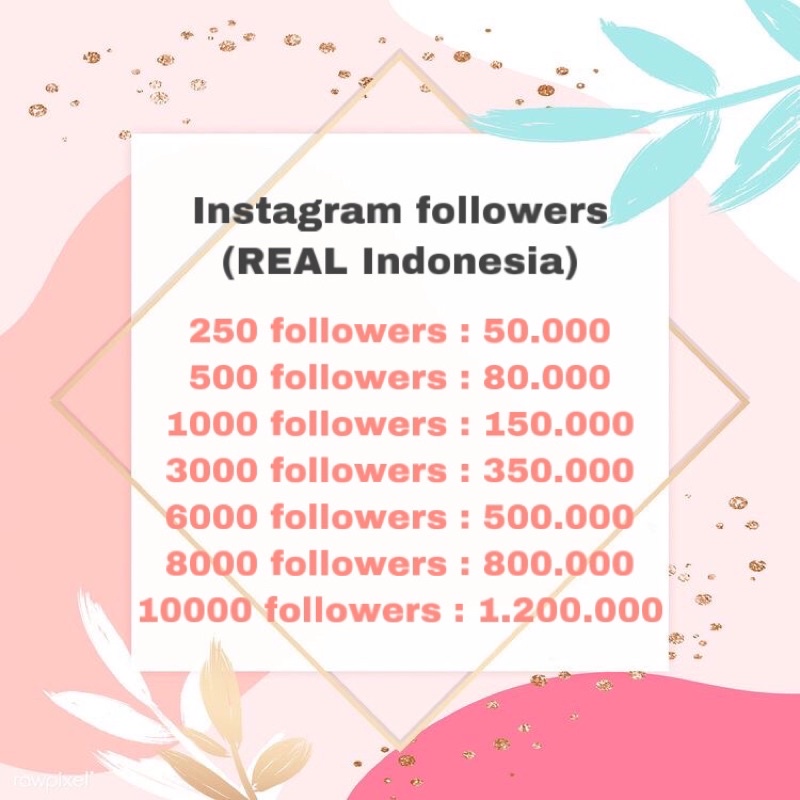 Jual PROMO!! FOLLOWERS INSTAGRAM AKTIF REAL INDONESIA!!! | Shopee Indonesia