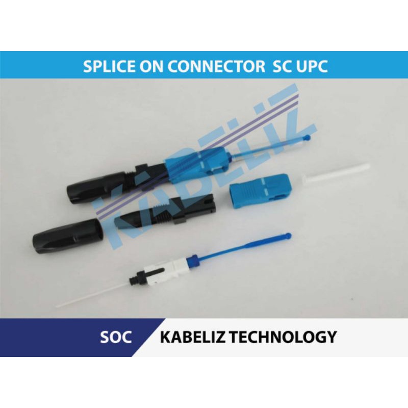 Jual Splice On Connector Soc Konektor Sc Upc Sambungan Fiber Optik Ftth Shopee Indonesia