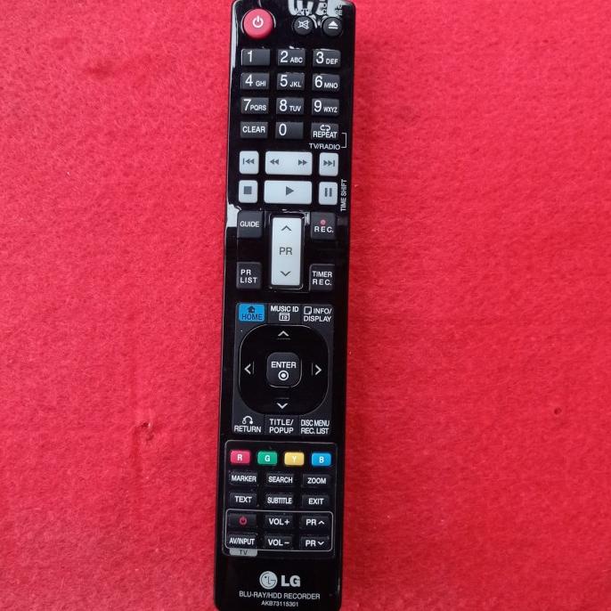 Jual REMOT BLURAY RECORDER LG AKB73115301 ORIGINAL 2605 Shopee Indonesia