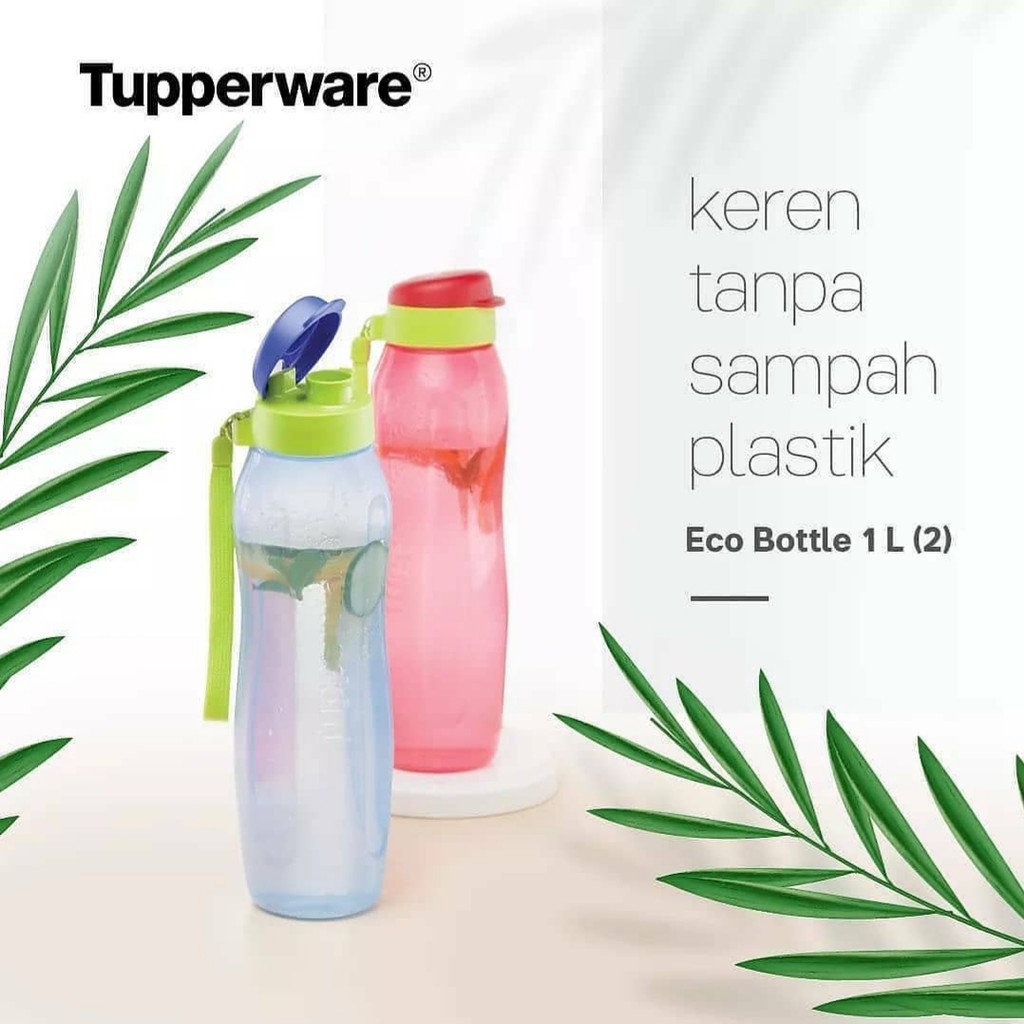 Jual Tupperware Eco Bottle 1 Liter Trendy | Shopee Indonesia