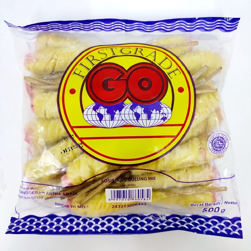 Jual Go Sosis Ikan Gulung Mie 500gr Shopee Indonesia