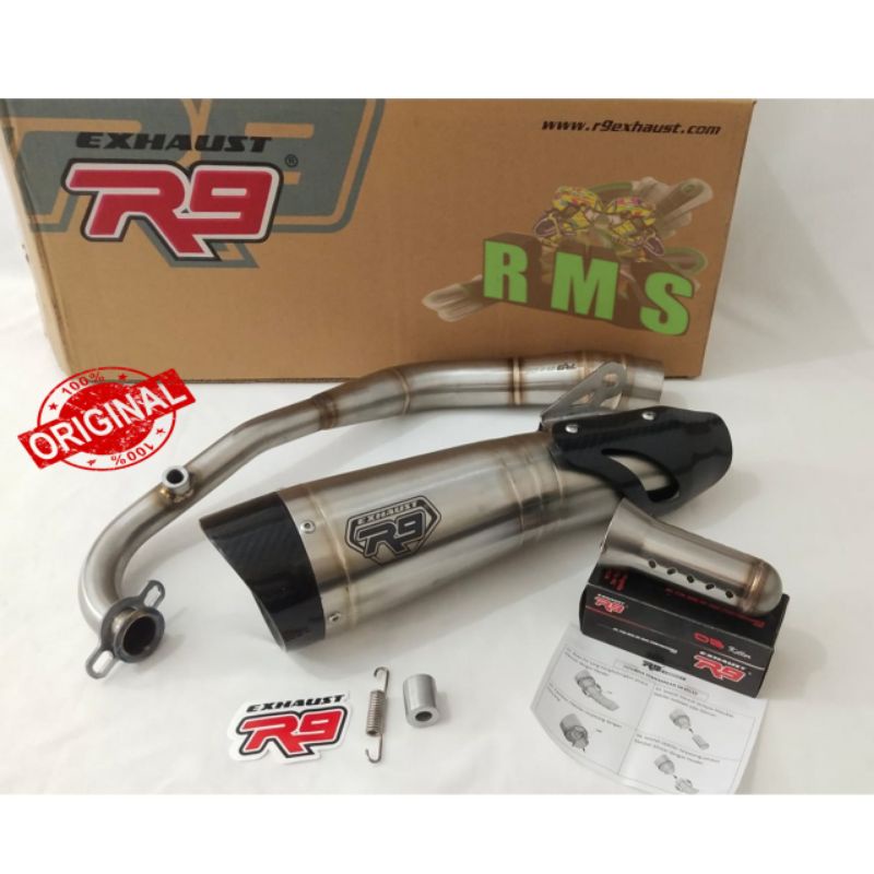 Jual KNALPOT R9 H2 PCX 160 / PCX 150 KNALPOT RACING R9 H2 SS PCX160 ...