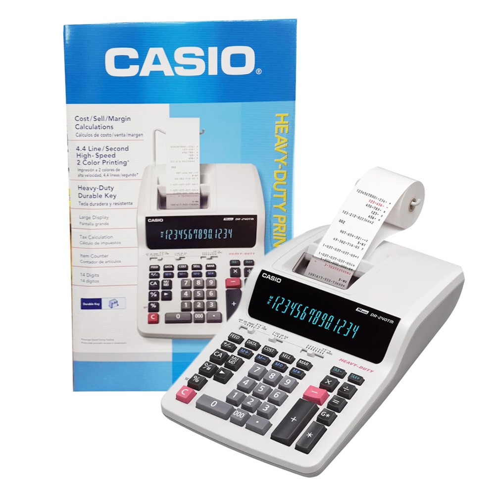 カシオ プリンター電卓 DR-240R