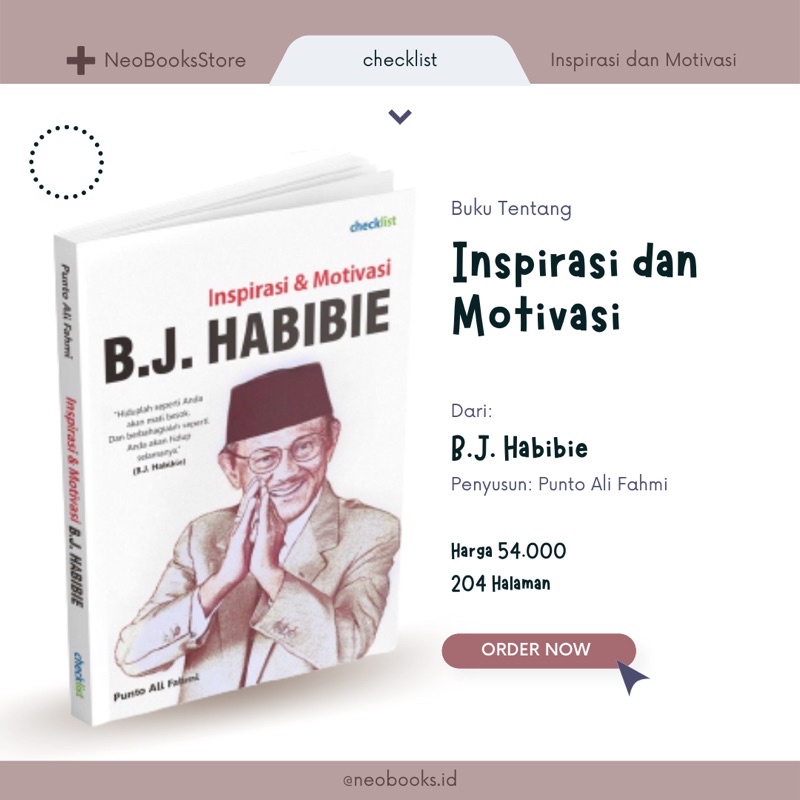 Jual BUKU MOTIVASI DAN INSPIRASI B.J. HABIBIE | Shopee Indonesia